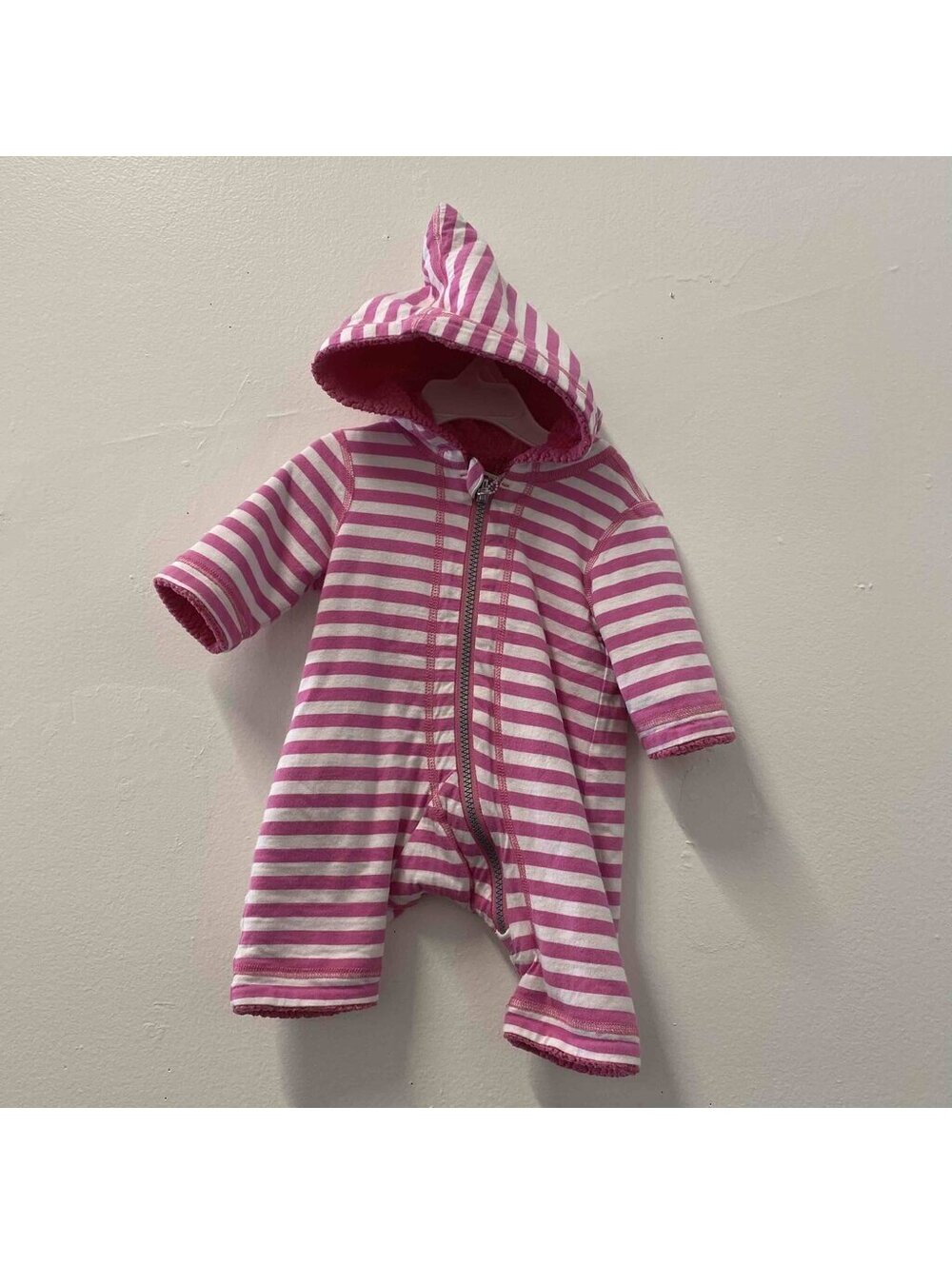 Hanna Andersson Reversible Fleece Bunting, Baby 0-3 Months